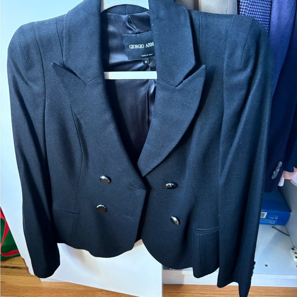 Giorgio Armani Women's Black Blazer